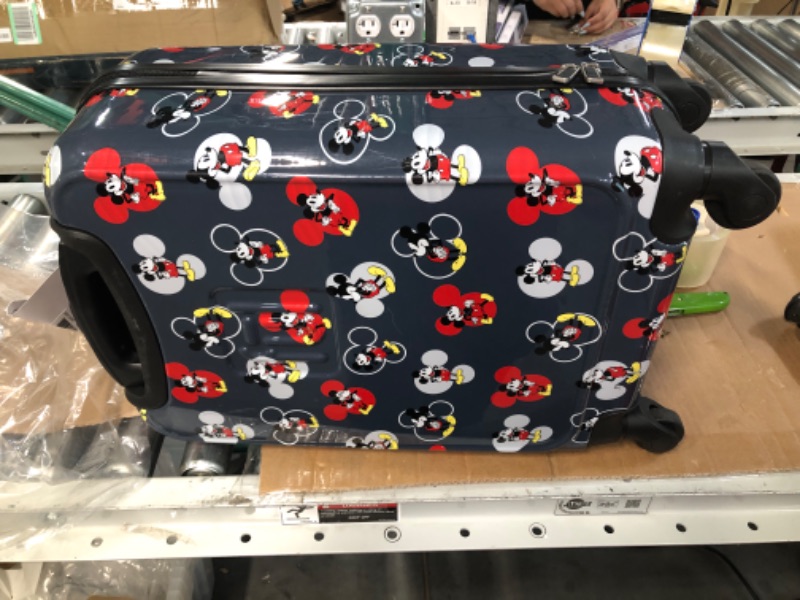 Photo 3 of ful Disney Mickey Mouse Textured 21 Inch Hardside Lightweight Luggage