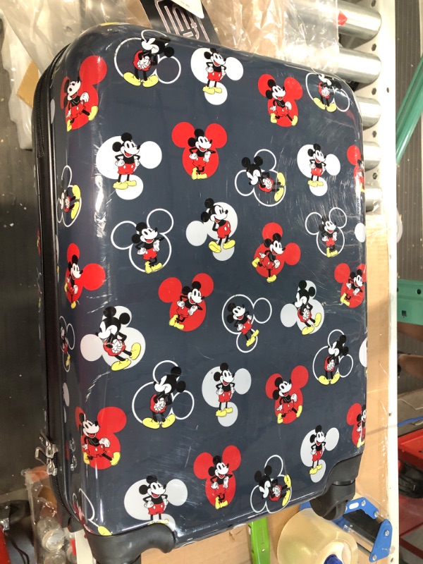 Photo 1 of ful Disney Mickey Mouse Textured 21 Inch Hardside Lightweight Luggage