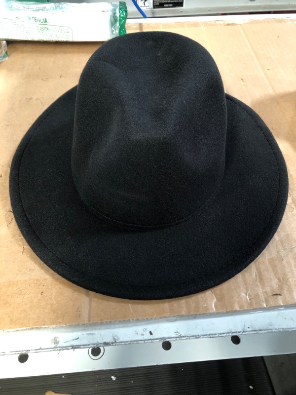 Photo 2 of TOP HEADWEAR Fashion Wide Brim Felt Fedora Panama Hat