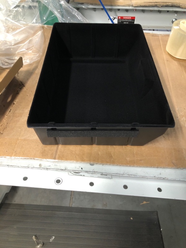 Photo 2 of Basenor Tesla Model Y Under Seat Storage Box Organizer Hidden Tray 2020 2021 2022 2023