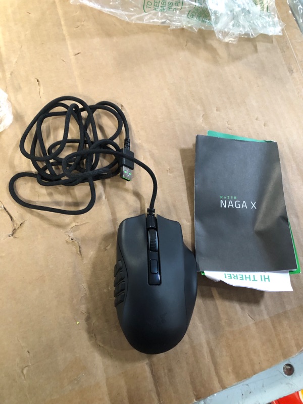 Photo 3 of Razer Naga X Wired MMO Gaming Mouse: 18K DPI Optical Sensor - 