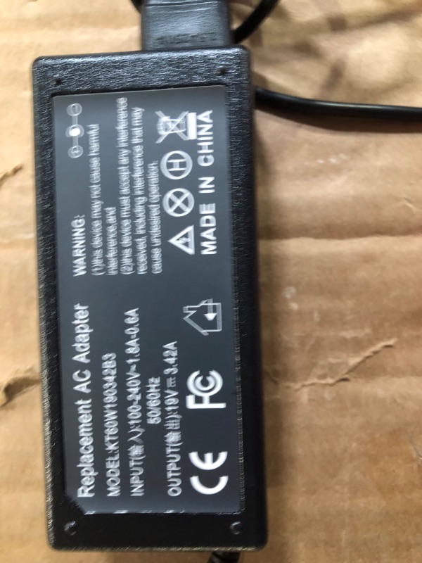 Photo 2 of  Replacement Laptop Battery Charger MODEL-KT60W190342B3