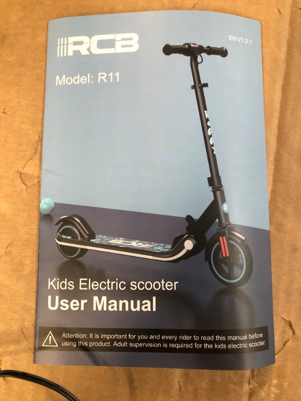 Photo 3 of **PARTS ONLY**
RCB Electric Scooter for Kids, Colorful Neon Lights, LED Display