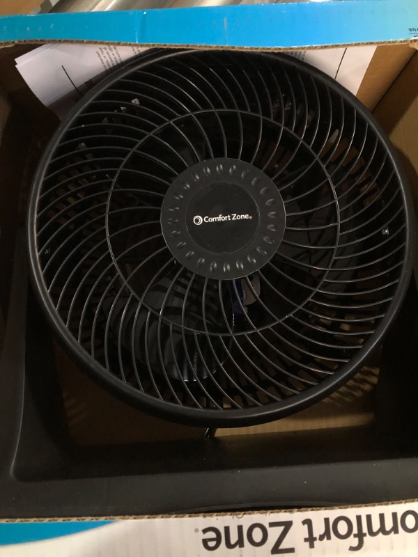 Photo 2 of Comfort Zone CZHV8T 8" Turbo Desk Fan-3 Speed 