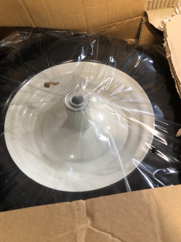 Photo 1 of BAIVE BW 16" 4.80/4.00-8 Flat Free Solid Polyurethane Tire and Wheel, 1 Pc PU Airless Tires with 5/8" Ball Bearings 6" Iron Hub for Wheelbarrow/Hand Truck/Tool Cart/Garden Carts, 330 Lb Load 4.80/4.00-8/4.4 lbs/1