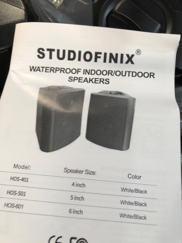 Photo 1 of STUDIOFINIX 5.25 Inches 600 Watts Bluetooth Speakers (4 Speakers) Black