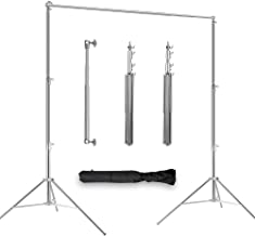 Photo 3 of Photo Video Studio Backdrop Stand, 9.19ft Stainless Steel Backdrop Support System Background Stand with Carry Bag for Portrait & Studio Photography