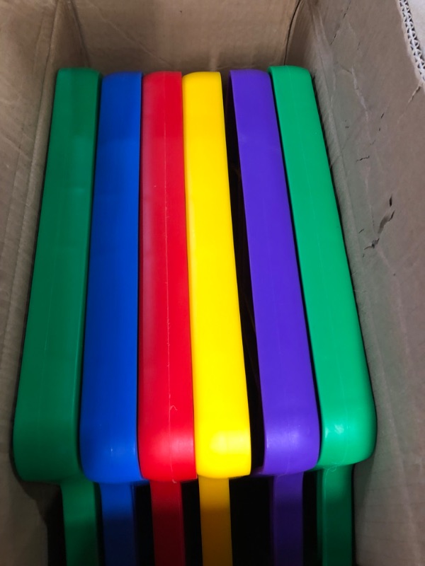 Photo 3 of 8 Pieces Sports Scooter Board Bulk Sitting  green, red, blue, purple, yellow, orange