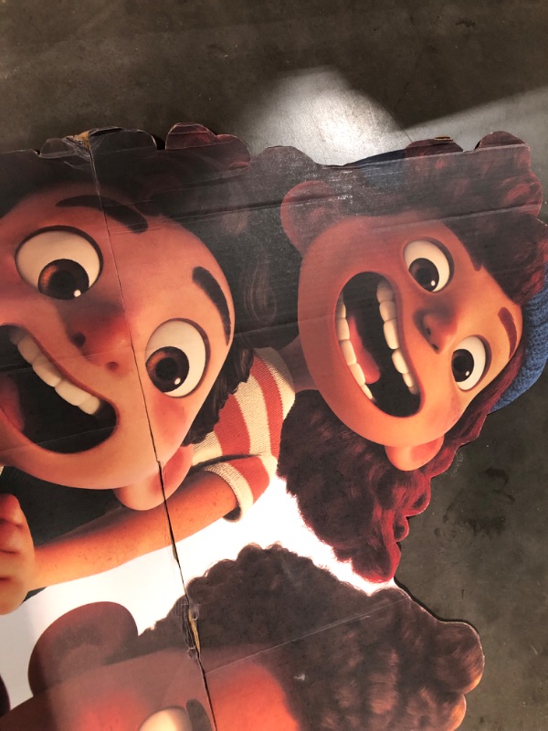 Photo 3 of [light bends] Disney Pixar LUCA movie cardboard cutout