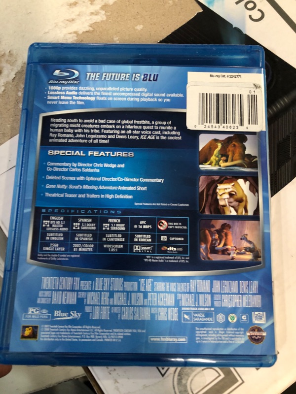 Photo 5 of [damaged case] Ice Age BluRay Movie