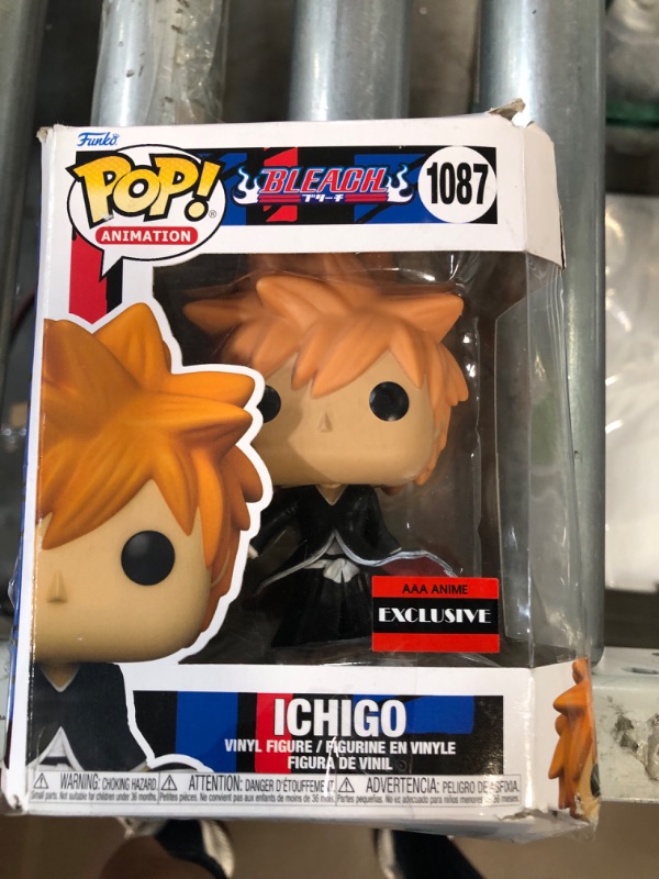 Photo 3 of Funko Pop Bleach Ichigo Kurosaki Bankai Tensa Zangetsu Vinyl Figure (AAA Anime Exclusive) AAA Anime Common