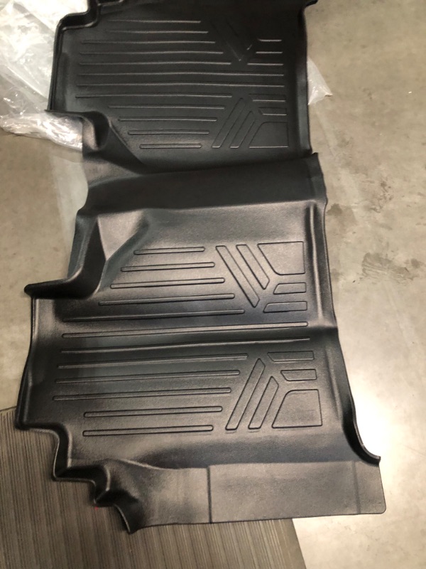 Photo 1 of SMARTLINER Floor Mat Row Liner Set Black