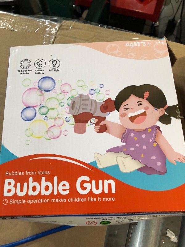 Photo 2 of  2-Pack Bubble Machine Gun