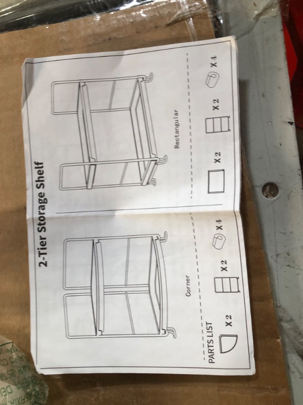 Photo 3 of  2-Tier Corner Countertop Organizer **STOCK IMAGE REFERENCE ONLY** ***SEE PHOTOS***