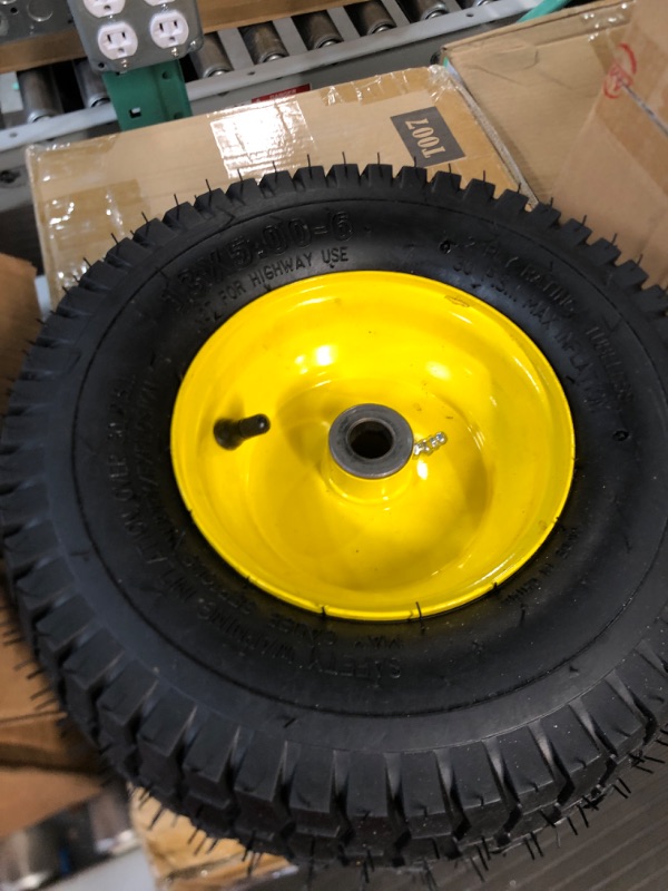 Photo 2 of (2 Pack) AR-PRO Exact Replacement 13" x 5.00-6" Tires - Compatible with John Deere 100 and D100 Series 