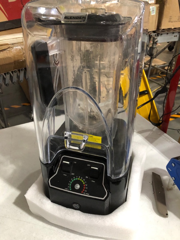 Photo 8 of *USED SEE NOTES* CRANDDI Commercial Quiet Blender, 2200 Watt - BLACK