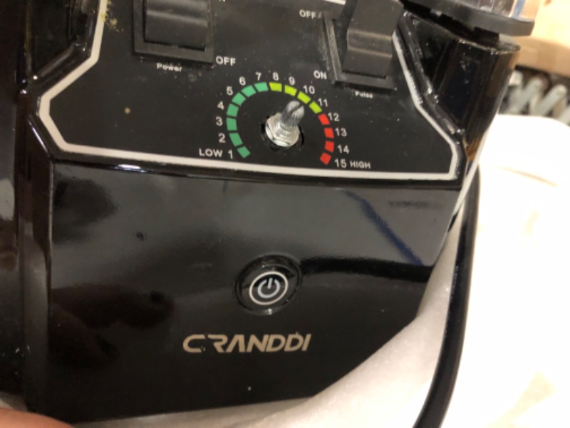 Photo 9 of *USED SEE NOTES* CRANDDI Commercial Quiet Blender, 2200 Watt - BLACK