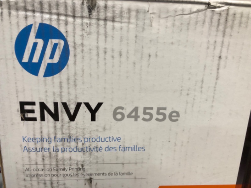 Photo 3 of USED HP ENVY 6455e Wireless Color All-in-One Printer with 6 Months Free Ink with HP+ (223R1A)