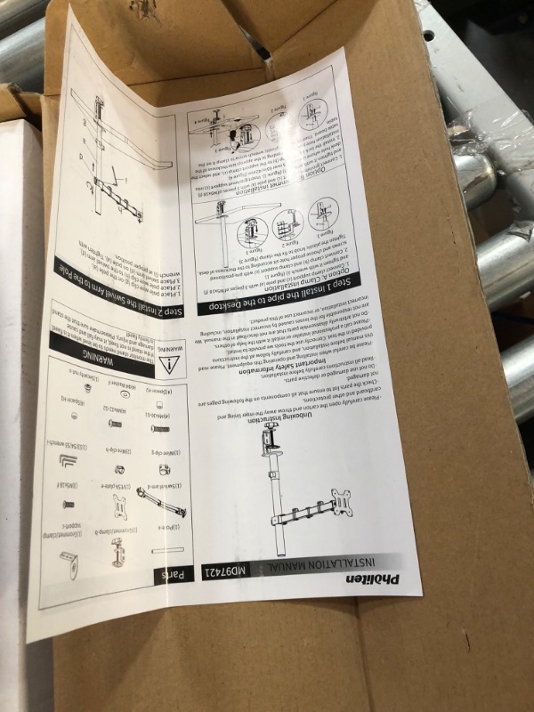 Photo 2 of Single Monitor Arm, Single Monitor Desk Mount, Fully Adjustable Monitor Arm, Single Monitor Mount for 13-32 inch Screen, Monitor Desk Mount, 100x100 Vesa Monitor Stand, Monitor Arm Mount