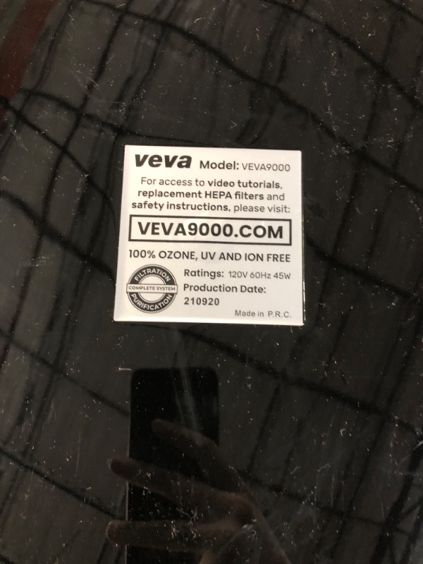 Photo 1 of -USED- VEVA Air Purifier Large Room - ProHEPA 9000 Premium Air Purifier