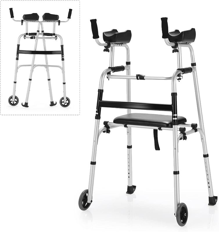 Photo 1 of -USED- Goplus Folding Walker for Seniors