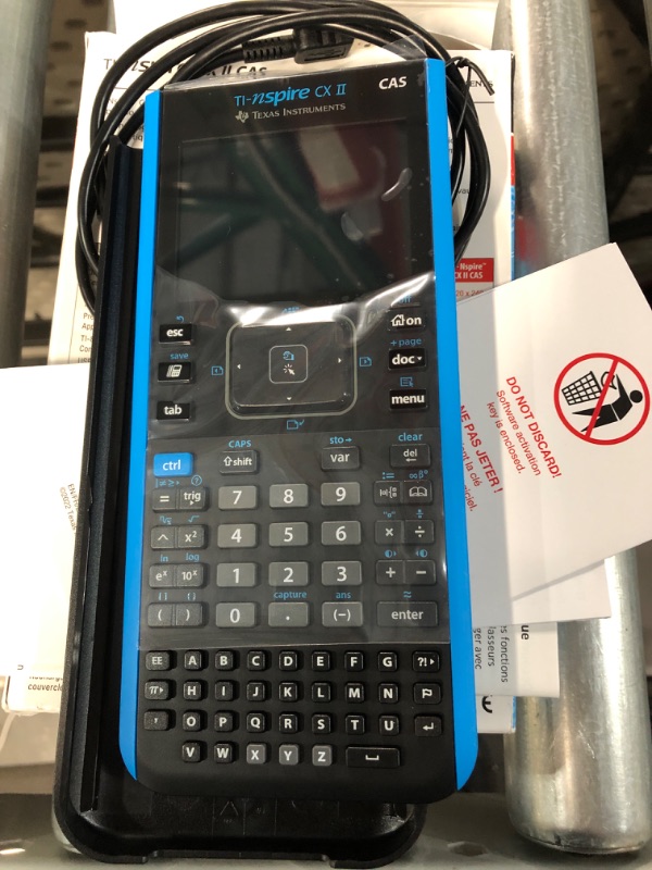 Photo 3 of Texas Instruments TI-Nspire CX II CAS Color Graphing Calculator with Student Software (PC/Mac)