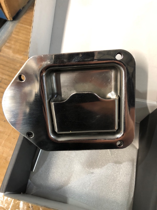 Photo 1 of Stainless Truck Tool Box Latch Paddle Lock Replacement Handle 4-3/8”x 3-1/4” 