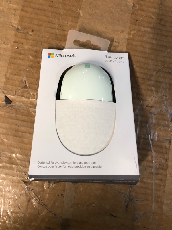 Photo 2 of Microsoft Bluetooth Mouse - Mint. Comfortable design, Right/Left Hand Use, 4-Way Scroll Wheel