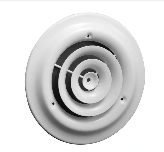 Photo 1 of 12" ROUND CEILING DIFFUSER - EASY AIR FLOW - HVAC DUCT [WHITE]