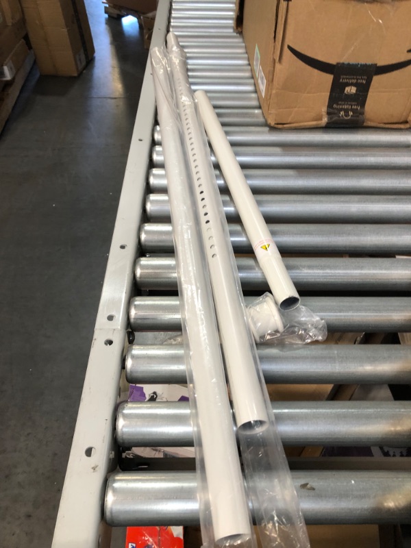 Photo 1 of *MISSING PIECES* Room Divider Tension Curtain Rod 83-120 inches, White