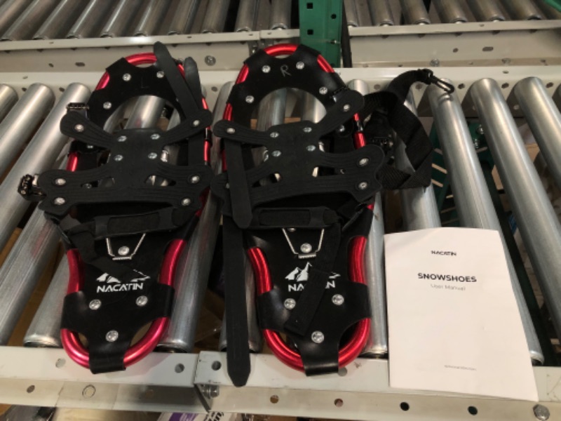 Photo 6 of *SEE NOTES* NACATIN All Terrain Snowshoes with Heel Lift Set, 21"(60-150lbs)