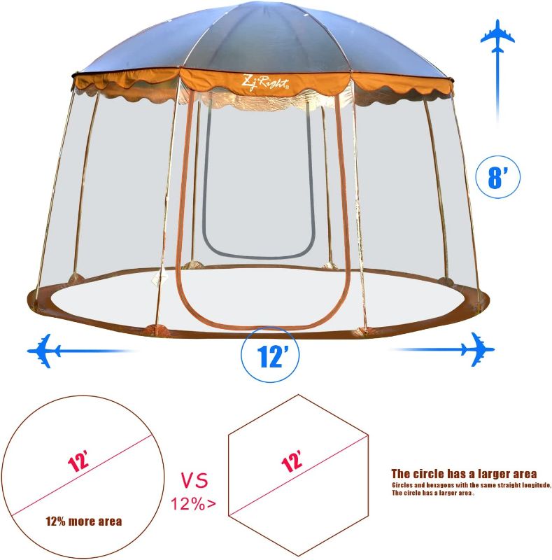 Photo 1 of  ZJ Right Clear Dining Tent orange