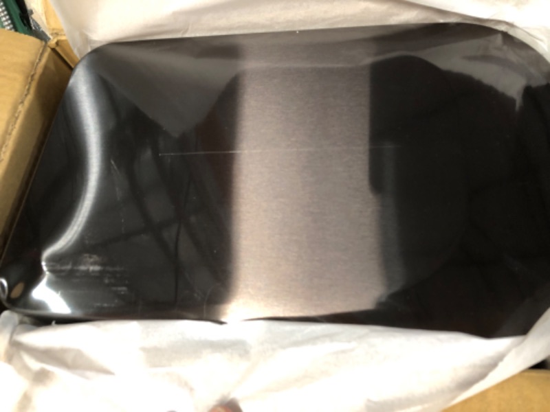 Photo 3 of (minor damage) BETHEBEST 15 Liter/4 Gallon Trash Can with Soft Close Lid, (Titanium Black)