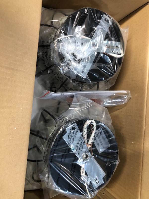 Photo 1 of 2-Pack Semi Flush Mount Ceiling Light - Small Crystal Chandelier Bedroom Light fixtures