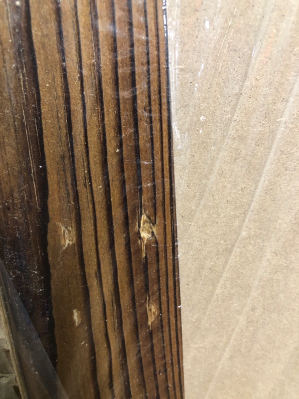 Photo 1 of [DAMAGE] 46x34 Dry Erase Board with Rustic wood frame