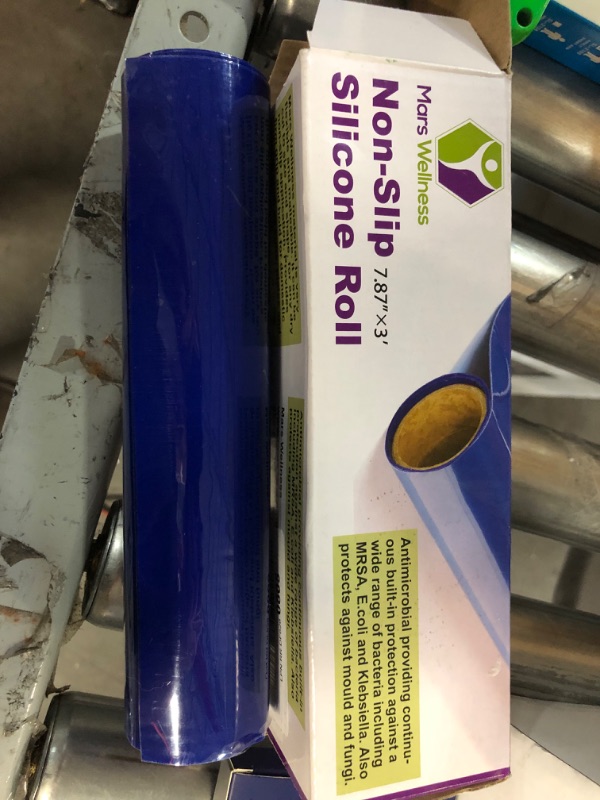 Photo 2 of  Silicone Roll Cut to Size Non Slip (Blue) (ONLY 1 IN BOX) 