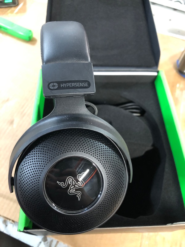 Photo 3 of *NEW* Razer Kraken V3 Pro HyperSense Wireless Gaming Headset w/Haptic Technology: Triforce Titanium 50mm Drivers -