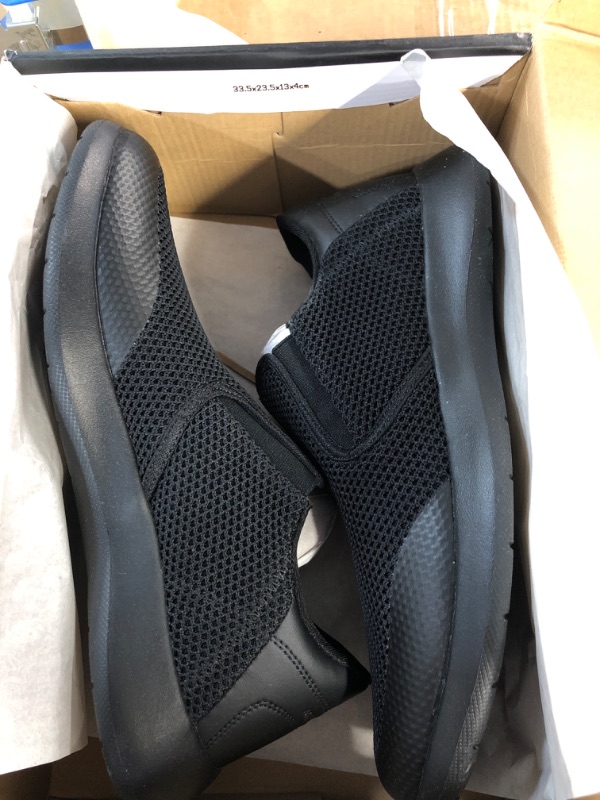 Photo 1 of *NEW* Bruno Marc Men's Slip-On Canvas Sneaker Loafer Lightweight Walking Shoes ( BLACK ) 