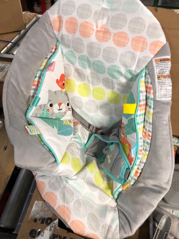 Photo 2 of Bright Starts Whimsical Wild Comfy Baby Bouncer Seat with Soothing Vibration and Music