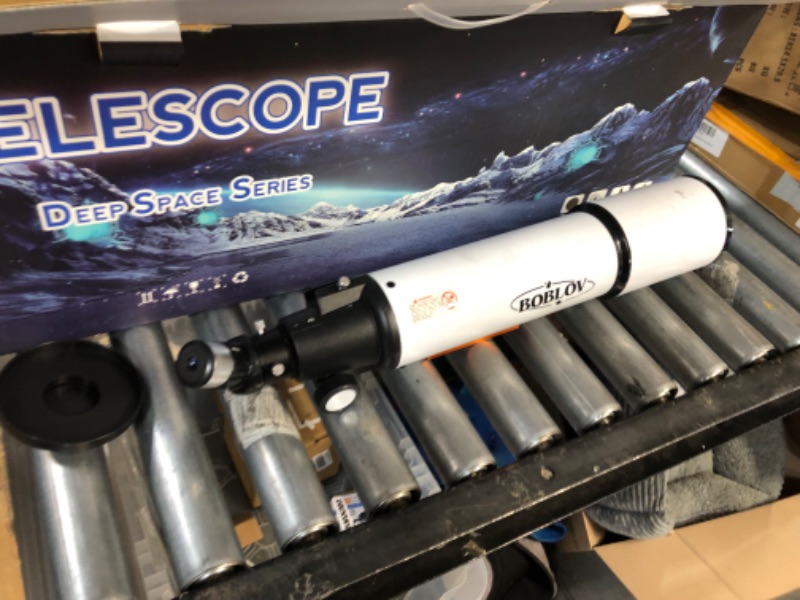 Photo 2 of **USED/SCUFFED/SEE NOTES** ABOTEC Telescope for Adults Astronomy, 90mm Aperture 800mm Refractor Telescopes (32X-400X) 