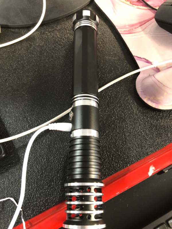 Photo 2 of DRAGTIGER Dueling Light Sabers for Adult ,Smooth Swinging Light Saber?16 RGB Colors and 16 Sound Mode , Gift and Cosplay for Adult and Kids , USB Charging 