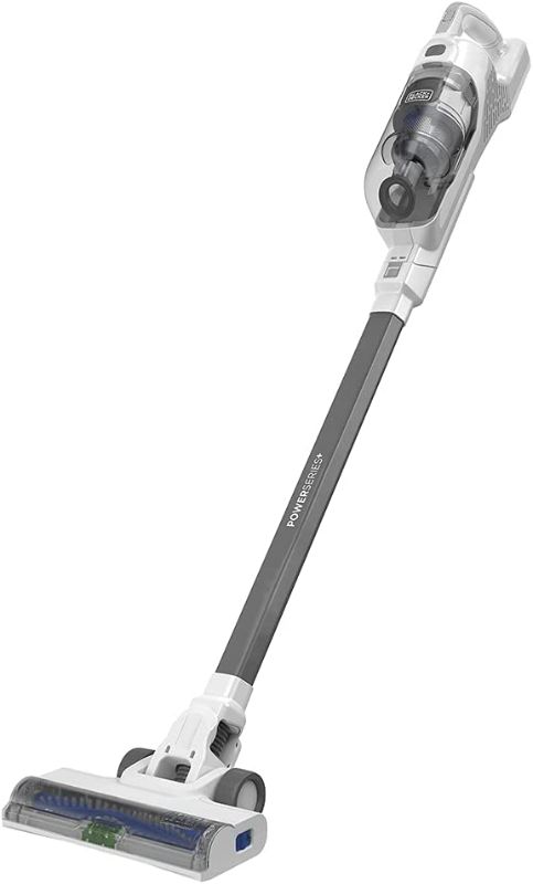 Photo 1 of **SEE NOTES**
BLACK+DECKER POWERSERIES+ 16V MAX Cordless Stick Vacuum with LED Floor Lights, Lightweight, Multi-Surface, White (BHFEA420J)