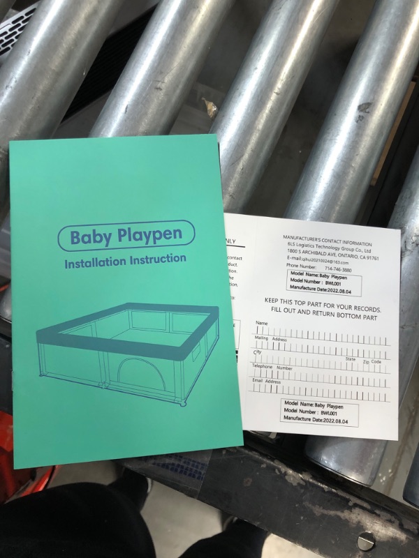 Photo 1 of *STOCK PHOTO REFERENCE ONLY!* CPC'S BABY PLAYPEN- GREY