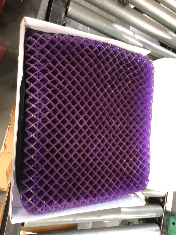 Photo 3 of Purple Royal Seat Cushion - Seat Cushion for The Car Or Office Chair - Temperature Neutral Grid