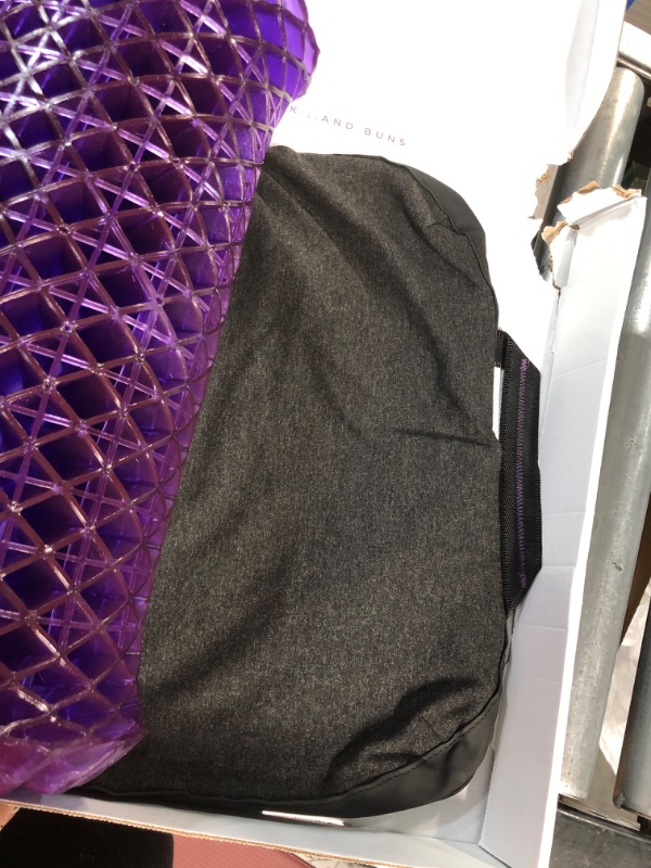 Photo 4 of Purple Royal Seat Cushion - Seat Cushion for The Car Or Office Chair - Temperature Neutral Grid