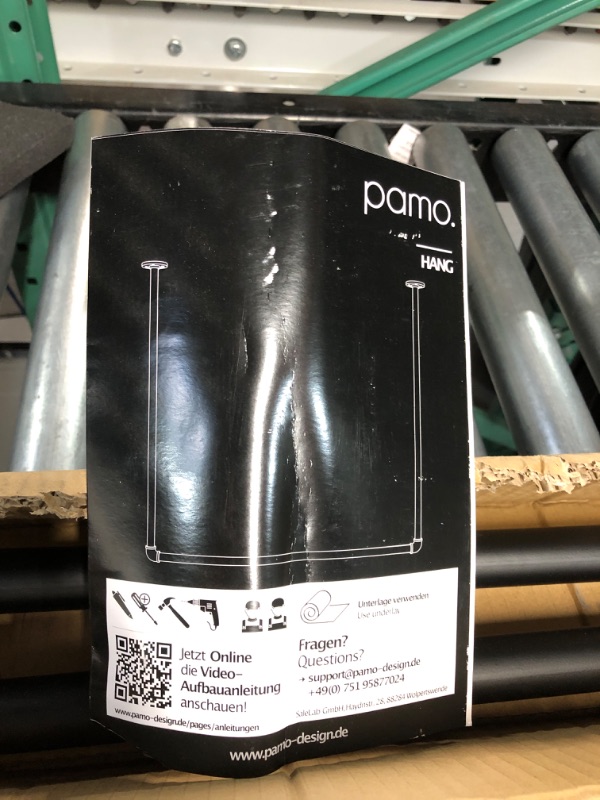 Photo 3 of *PARTS ONLY/ INCOMPLETE SET** pamo clothes rail industrial loft design - HANG - BLACK