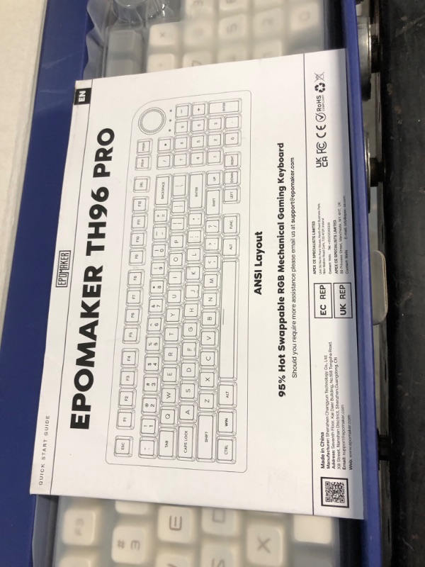 Photo 2 of *UNTESTED* EPOMAKER TH96 96% Hot Swap RGB 2.4Ghz/Bluetooth Mechanical Keyboard 