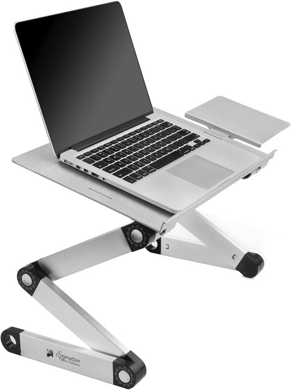 Photo 1 of *STOCK PHOTO REFERENCE ONLY!** Portable Adjustable Aluminum Laptop Desk/Stand/Table