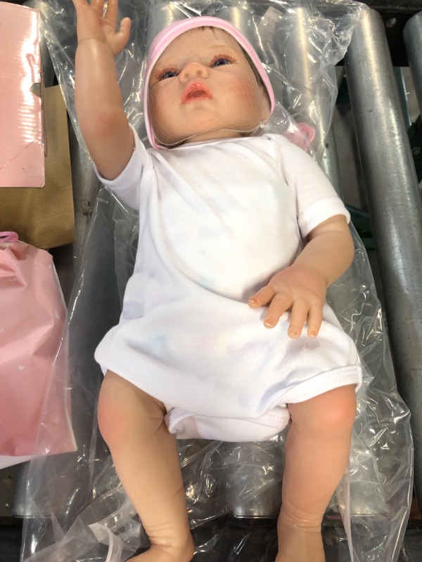 Photo 2 of EURORA Reborn Baby Dolls, 18 Inch Silicone Reborn Baby