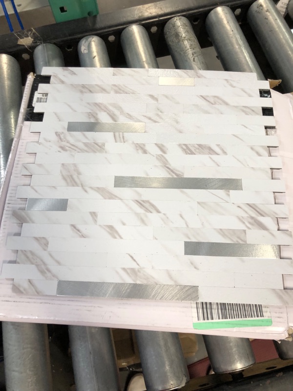 Photo 2 of  10-Sheet Peel and Stick Stone Backsplash Tile f